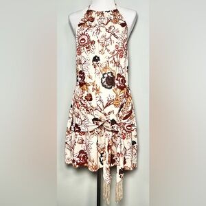 Floral Halter Dress